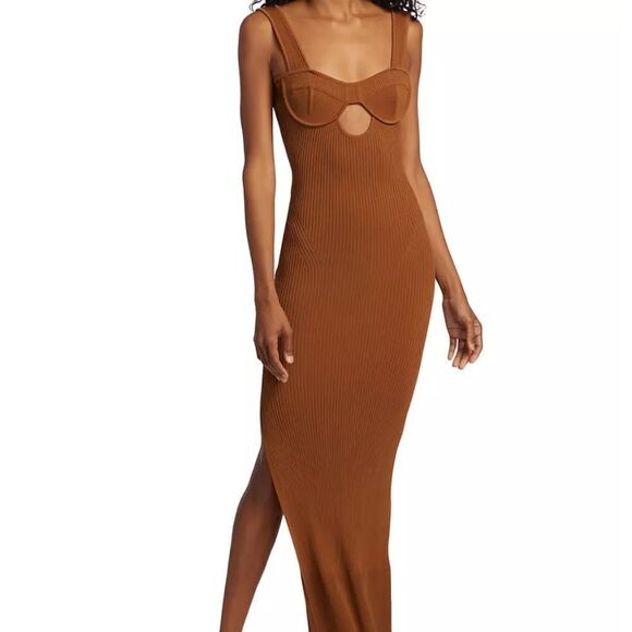 Aknvas Maddy Rib-Knit Women Dress - Small - Picture 2 of 13